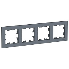 Рамка 4-постовая Systeme Electric AtlasDesign грифель ATN000704