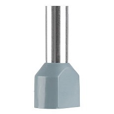 Наконечник штыревой втулочный изолированный НШВИ(2) 4,0-12 (DIY упаковка 25 шт) LD406-4012 50404 5