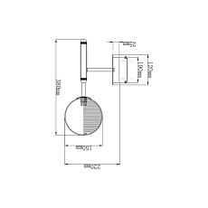 Бра Vele Luce Amore VL5484W01 4