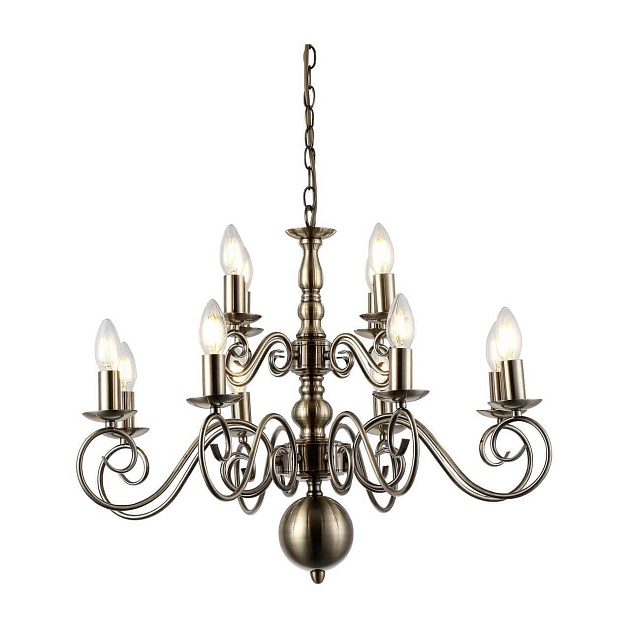 Подвесная люстра Arte Lamp A1129LM-12AB Фото № 1