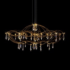 Подвесная люстра Loft IT Mira 10586/900 Gold Asfour 5