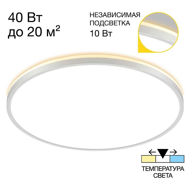 Потолочный светодиодный светильник Citilux Norma CL748500 изображение 1 Потолочный светодиодный светильник Citilux Norma CL748500 Фото № 1