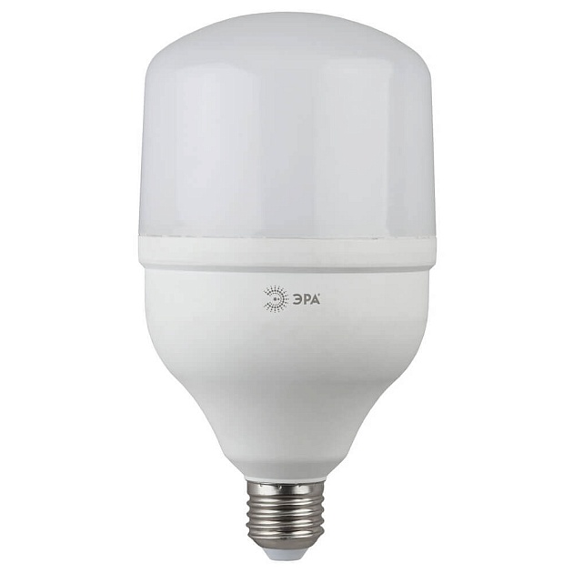 Лампа светодиодная ЭРА E27 40W 4000K матовая LED POWER T120-40W-4000-E27 Б0027005 фото 