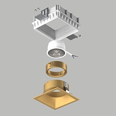 Комплект со светильником Lightstar Domino Quad (214510+214503+214003) G214503GMOD 3