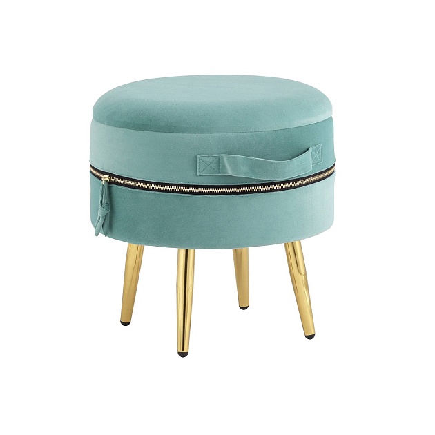 Пуф Stool Group Тильда велюр мятный 19A206VF-MOMO-13 изображение 1 Пуф Stool Group Тильда велюр мятный 19A206VF-MOMO-13 Фото № 1