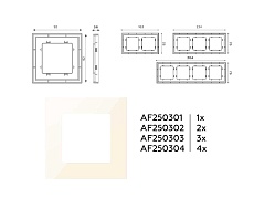 Рамка AMBRELLA VOLT AF250304 2
