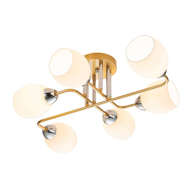 Потолочная люстра Escada Hope 1132/6P Gold изображение 5 Потолочная люстра Escada Hope 1132/6P Gold Фото № 5