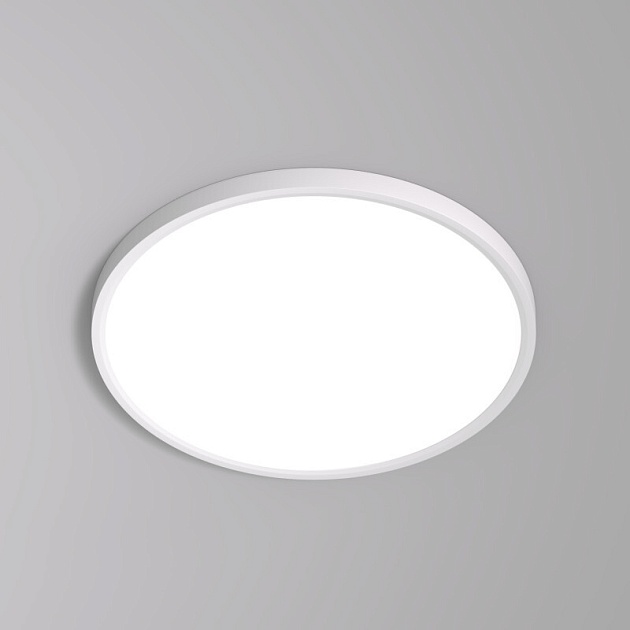 Потолочный светодиодный светильник Denkirs Thin DK6522-WH Фото № 6