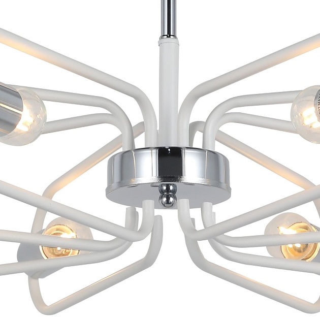 Потолочная люстра Illumico IL8253-8COU-79 WH CR изображение 3 Потолочная люстра Illumico IL8253-8COU-79 WH CR Фото № 3