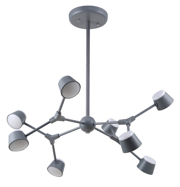 Подвесная люстра Crystal Lux MADRID SP8 GRAY Фото № 2