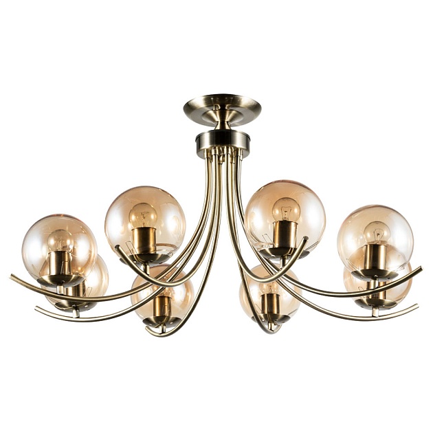 Потолочная люстра Arte Lamp Scarlett A2715PL-8AB изображение 1 Потолочная люстра Arte Lamp Scarlett A2715PL-8AB Фото № 1