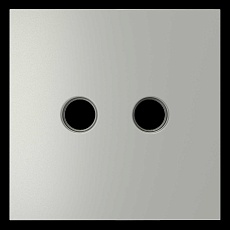 Накладка для розетки телевизионной оконечной TV+SAT S70 (сталь) Voltum VLS001605 1