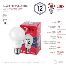 Лампа светодиодная ЭРА E27 12W 6500K матовая A60-12W-865-E27 R Б0045325 3
