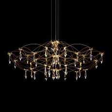 Подвесная люстра Loft IT Mira 10586/900 Gold Asfour 3