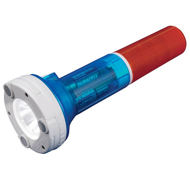 Автомобильный светодиодный фонарь Uniel от батареек 220х81,5 80 лм P-AT031-BB Amber-Blue 05143 фото 