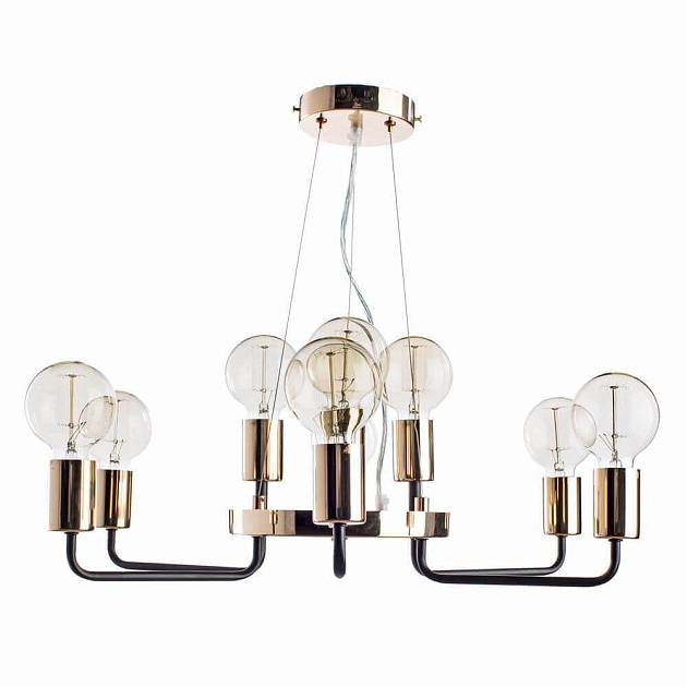 Подвесная люстра Arte Lamp Gelo A6001LM-9BK изображение 1 Подвесная люстра Arte Lamp Gelo A6001LM-9BK Фото № 1