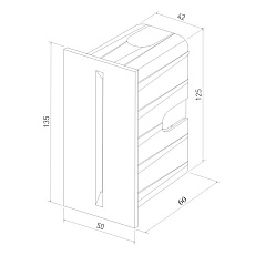 Встраиваемый светодиодный светильник Elektrostandard Step 8 40108/Led черный a055592 1