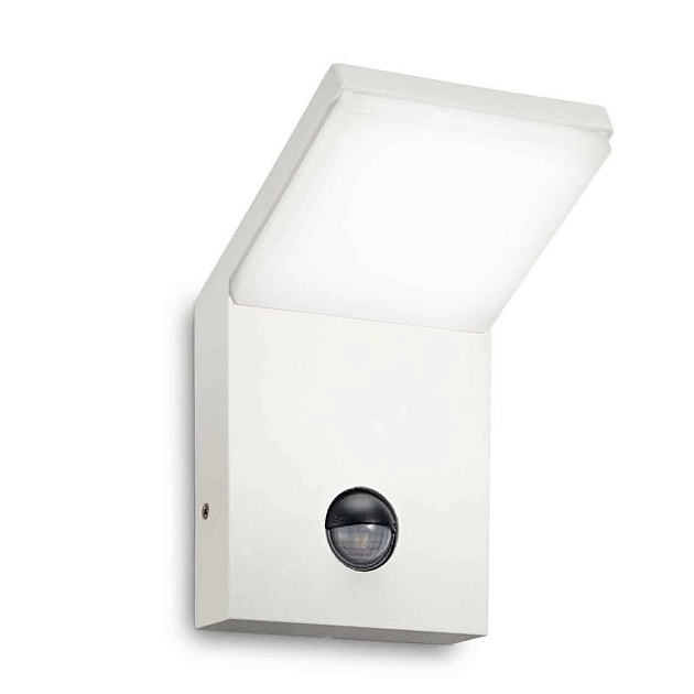 Уличный настенный светодиодный светильник Ideal Lux Style Ap Sensor Bianco 4000K 209852 фото 