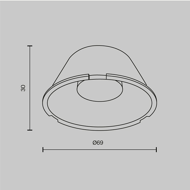 Линза Maytoni Technical Focus Led LensD69-15 Фото № 3