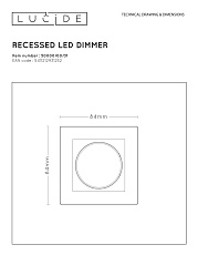 Диммер Lucide 50000/00/31 1