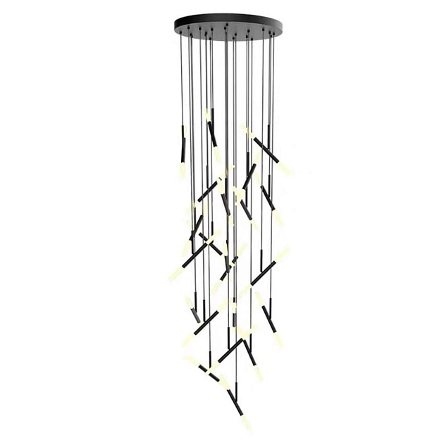 Люстра подвесная Alfa Light F3024-41 BLACK Фото № 1