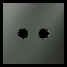 Накладка для розетки телевизионной оконечной TV+SAT S70 (титан) Voltum VLS001606 1