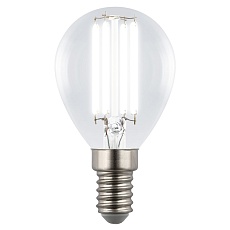 Лампа светодиодная Uniel E14 4W 4000K прозрачная LED-G45-4W/4000K/E14/CL GLY01TR UL-00011939