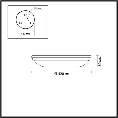 Потолочный светильник Odeon Light Walli Pelow 4956/5 3