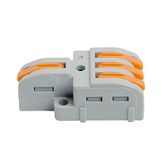 Клемма супер-компактная разветвительная 1 вход, 3 выхода, наборная Stekker,LD220-103 (DIY упак 10 шт) 49791 1