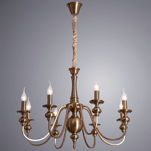 Подвесная люстра Arte Lamp Passoni A6097LM-8PB Фото № 2