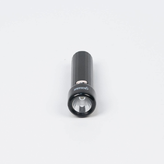 Ручной светодиодный фонарь Gauss аккумуляторный 105х30 50 лм GF202 фото 4