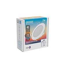Встраиваемый светодиодный светильник Gauss Smart Home 2030122 1