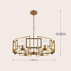 Подвесная люстра Maytoni Bowi H009PL-06G 2