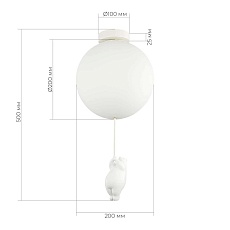 Потолочный светильник Evoluce MODENA SLE115412-01 4