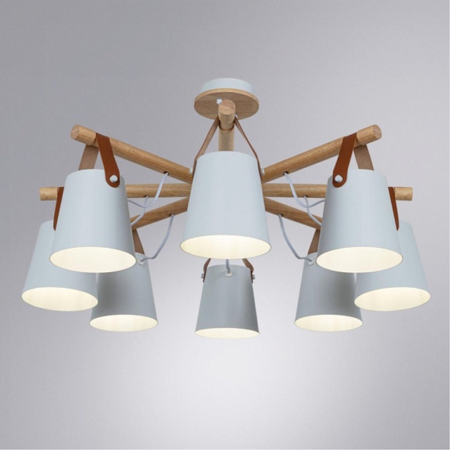 Потолочная люстра Arte Lamp Thomas A7032PL-8WH Фото № 4