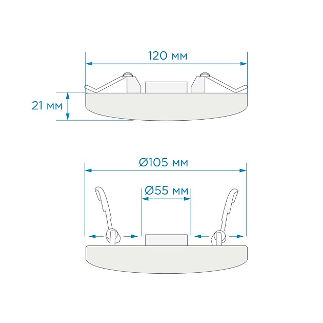 Светодиодная панель безрамочная Apeyron 06-107 Фото № 19
