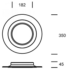 Настенно-потолочный светодиодный светильник Deko-Light Orbit 401009 1