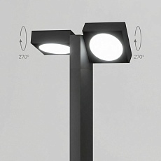 Садово-парковый светильник Elektrostandard Twin 35170/F черный a064383 2