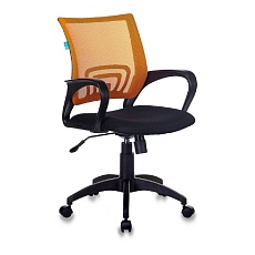 Офисное кресло Бюрократ CH-695N/OR/TW-11 спинка сетка оранжевый TW-38-3 сиденье черный TW-11