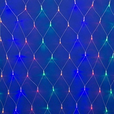 Светодиодная гирлянда Uniel сетка 220V разноцветный ULD-N1515-96/STK Multi IP44 UL-00007218 2