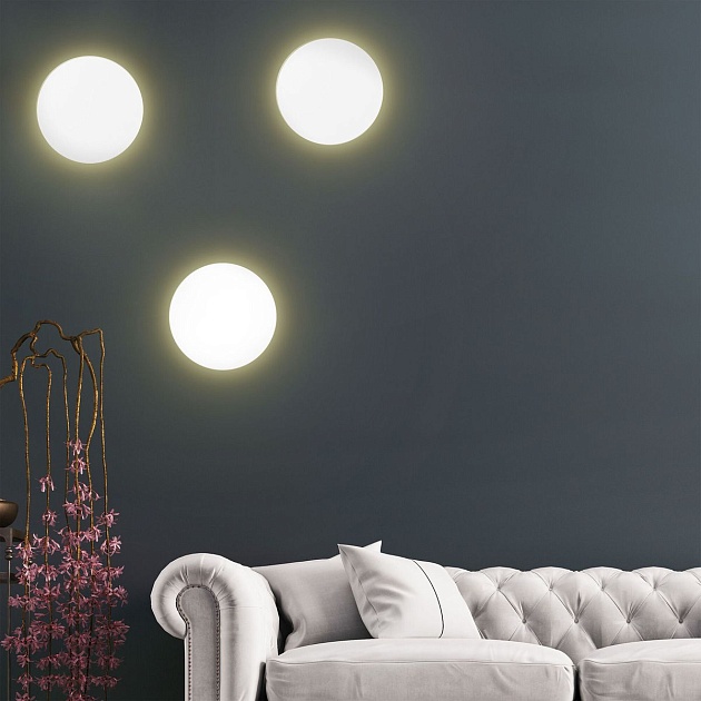 Настенный светильник TK Lighting 6010 Luna White Фото № 4