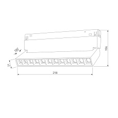 Трековый светодиодный светильник Elektrostandard Slim Magnetic 85195/01 a066587 1