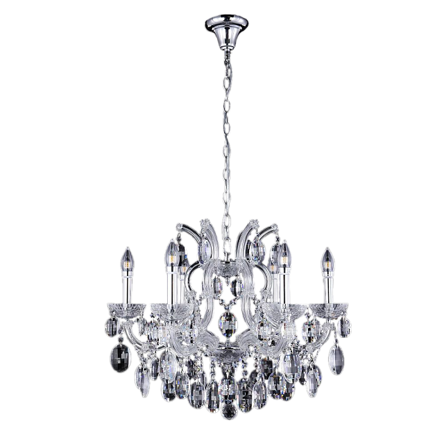 Подвесная люстра Crystal Lux Hollywood SP6 Chrome Фото № 2