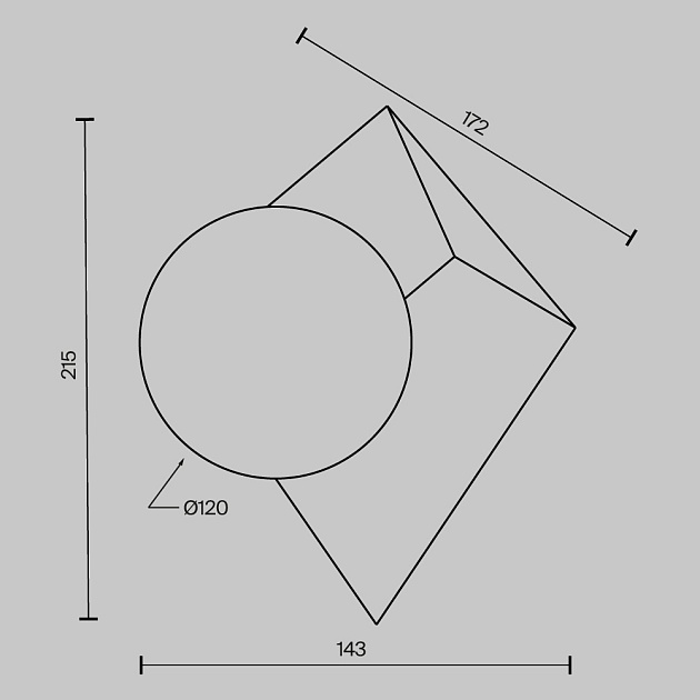 Бра Maytoni MOD445WL-01BS Фото № 4