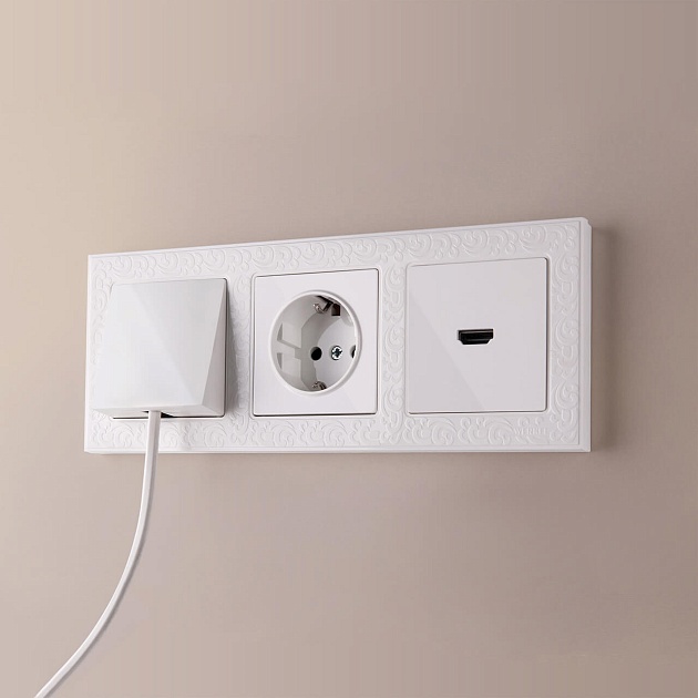 Розетка HDMI Werkel белый W1186001 4690389155543 Фото № 9