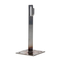 Держатель кровельный с подставкой h100/65мм, NI EKF PROxima lp-d2106-ni