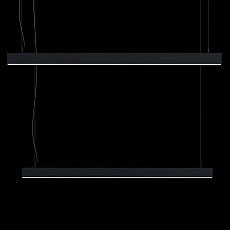 Светильник Led Holding LINE 50х30 INTERIOR 3000х50х30мм 48Вт подвесной LH181055