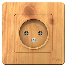 Розетка 2К Systeme Electric Blanca 16A 250V ясень BLNRS000015