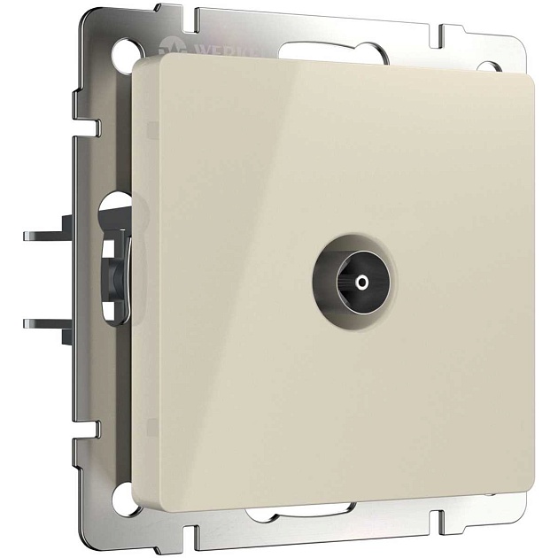 ТВ-розетка проходная Werkel (слоновая кость) W1184003 4690389155819 Фото № 1