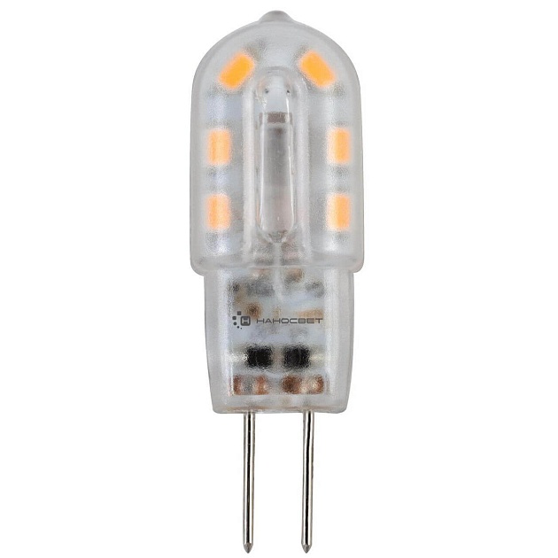 Лампа светодиодная Наносвет G4 1,5W 4000K прозрачная LH-JC-1.5/G4/840 L225 фото 